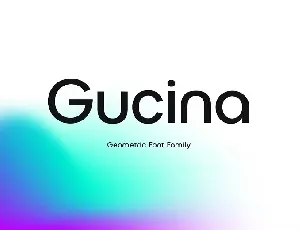 Gucina Family font