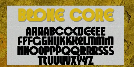 BLlokecore font