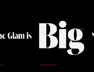 Tabac Big Glam Family font