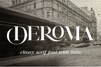 Deroma font