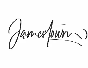 Jamestown Demo font