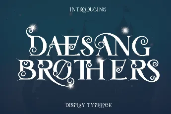 Daesang Brothers Demo font