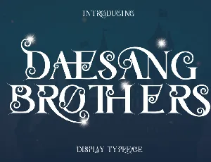 Daesang Brothers Demo font