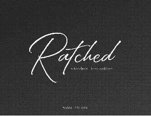 Ratched font