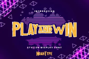 Play and Win font