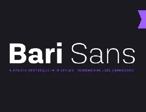 Bari Sans font