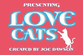 Love Cats Display font