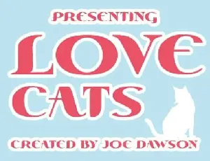 Love Cats Display font