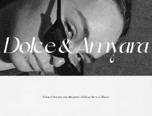 Dolce & Amyara font