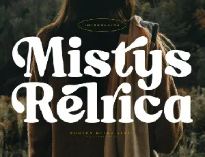 Mistys Relrica font
