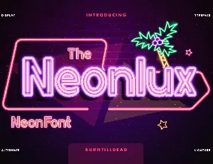 Neonlux font