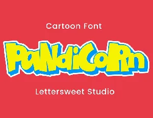 Pandicorn font