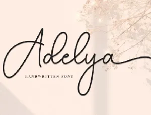 Adelya Handwritten font