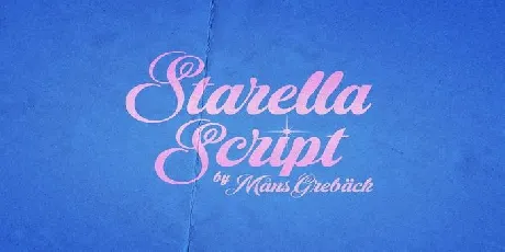 Starella Script font