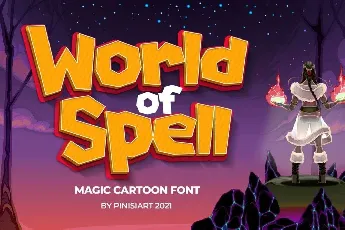 World of Spell font