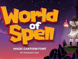 World of Spell font