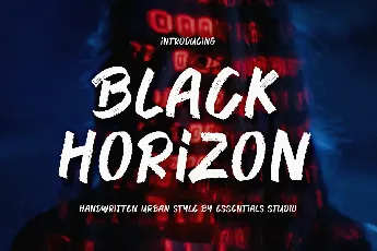 BLACK HORIZON font