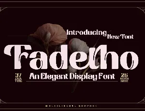 Fadethotrial font