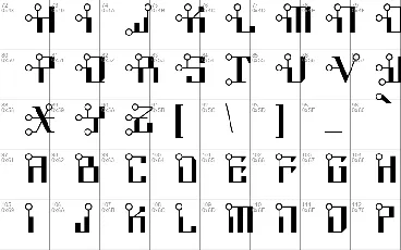 Circuit Bored NF font