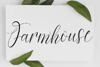 Farmhouse font