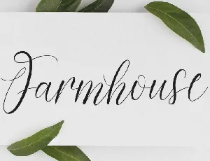 Farmhouse font