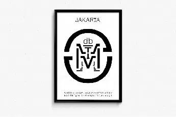 JAKARTA typeface font