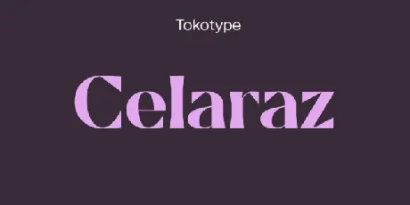 Celaraz Family font