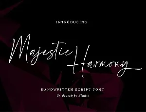 Majestic Harmony font