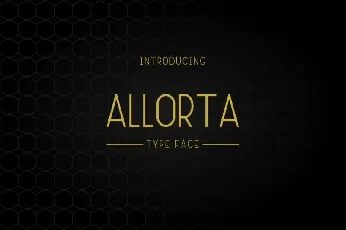 Allorta Sans Serif Free font