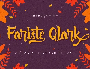 Fariste Qlark font