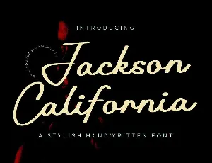 Jackson California font