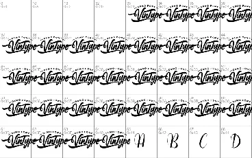 Sabrina Month Demo font