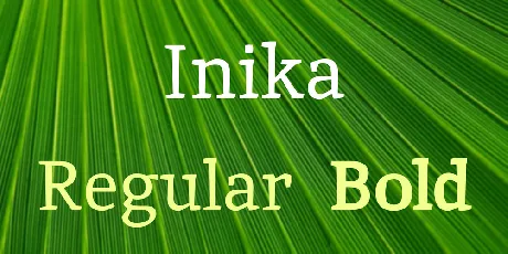 Inika font