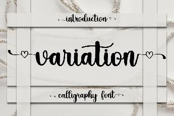 Variation font