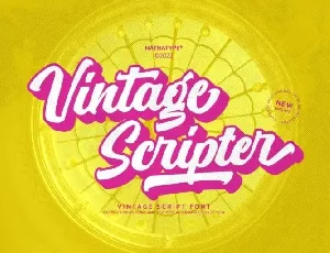 Vintage Scripter font