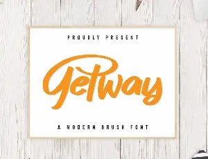 Getway font