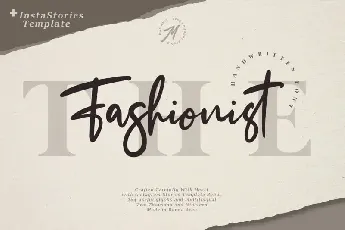 The Fashionist font