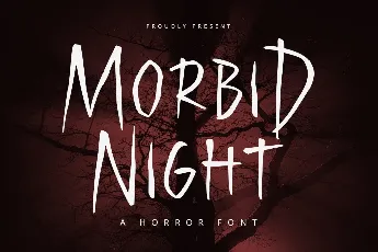 Morbid Night Free font