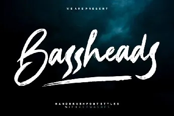 Bassheads Brush font