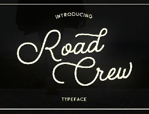 Road Crew Script Free font