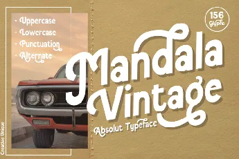 Mandala Vintage font