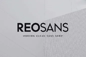 Reo Sans font