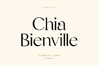 Chia Bianville font