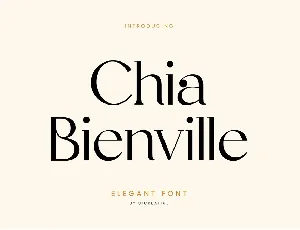 Chia Bianville font