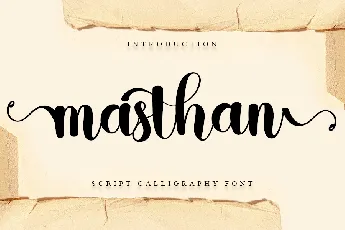 Masthan font