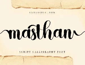 Masthan font