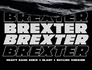 Brexter Display font