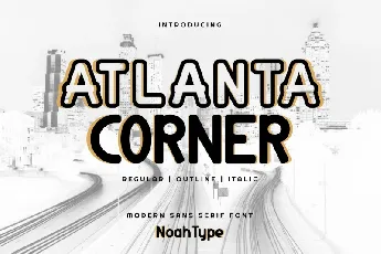 Atlanta Corner font