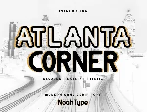 Atlanta Corner font