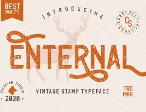 Enternal Display font